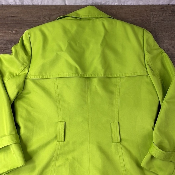 Even Picone Women’s Spring Lime Button Up Jacket, size Large - Picture 11 of 12